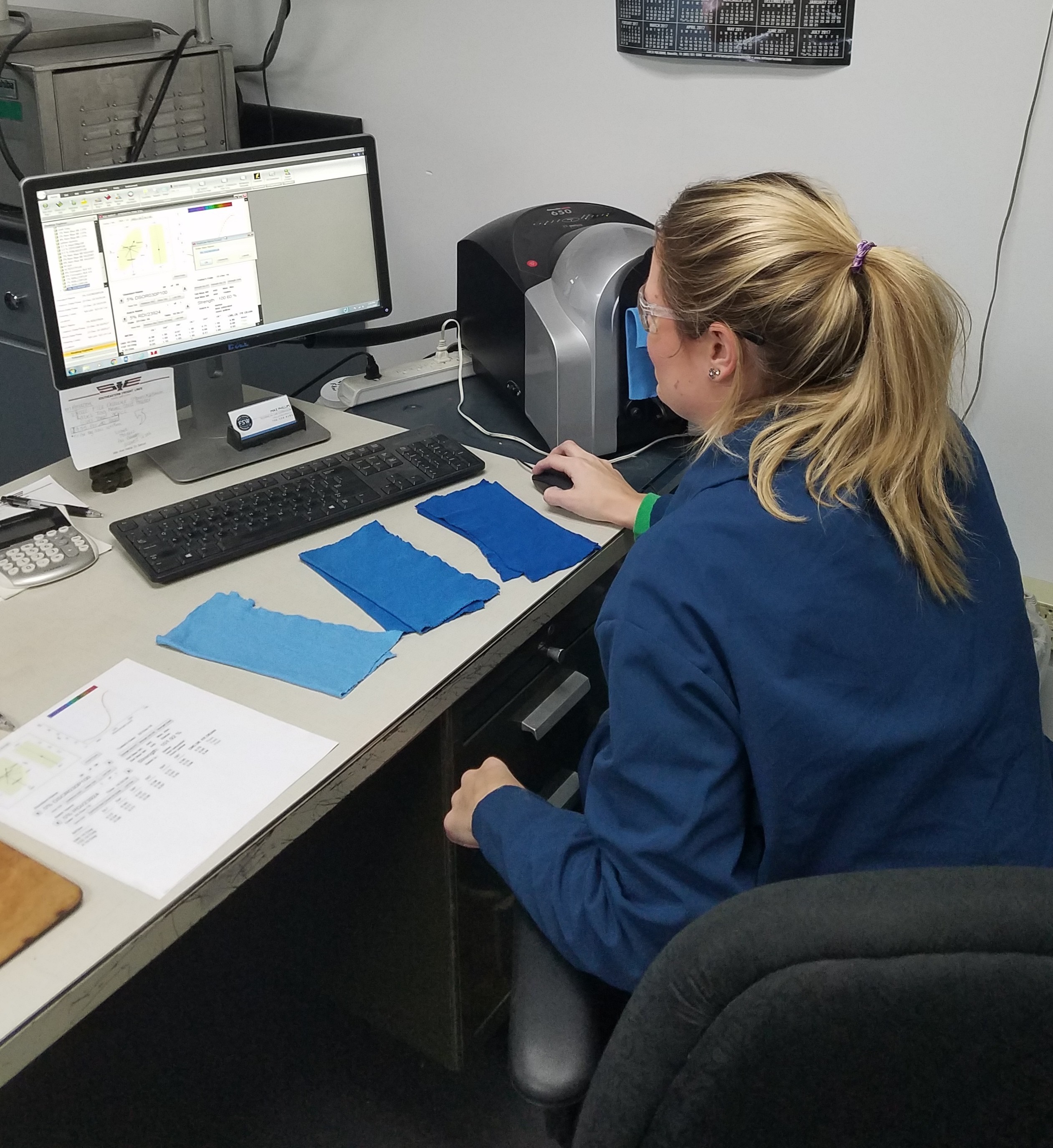 spectrophotometer electronic color readings